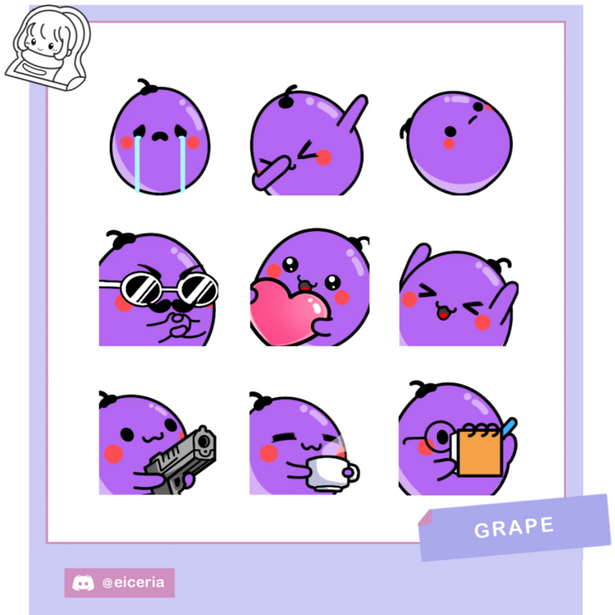 Grape Emotes